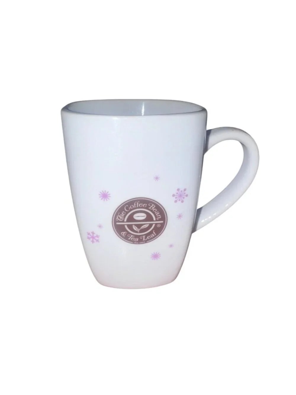 The Coffee Bean & Tea Leaf Red Velvet Recipe Ceramic Mug 2014 Snowflake Design 1